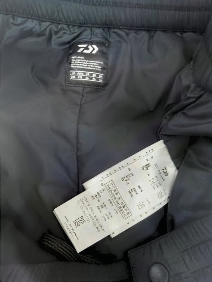 【DAIWA】ミドラーウェア 上下セット2XLサイズ 赤/黒