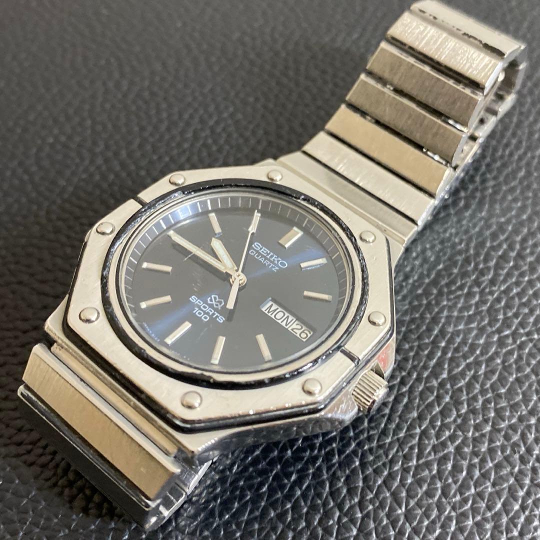 R*3様 ジャンク SEIKO セイコー SQ sports 100 8123-