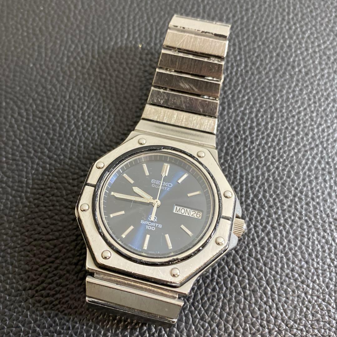 R*3様 ジャンク SEIKO セイコー SQ sports 100 8123-
