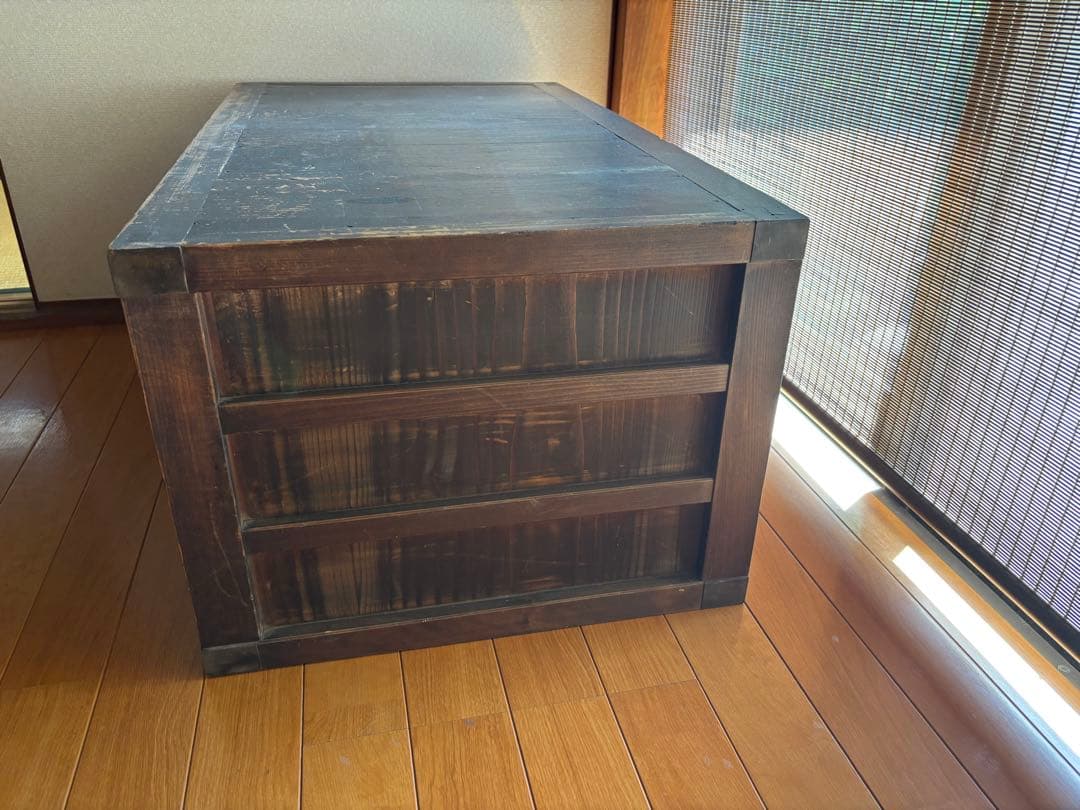 古い和箪笥　引出4杯　時代箪笥/収納/和モダンローボードチェスレトロ