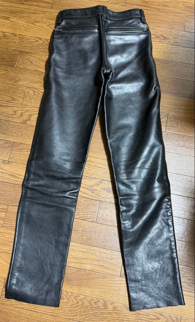 VANSON バンソン レザーパンツ USA 黒 W30