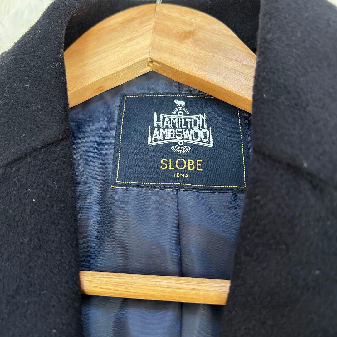 【美品】23AW SLOBE IENA HAMILTON ロングチェスターコート