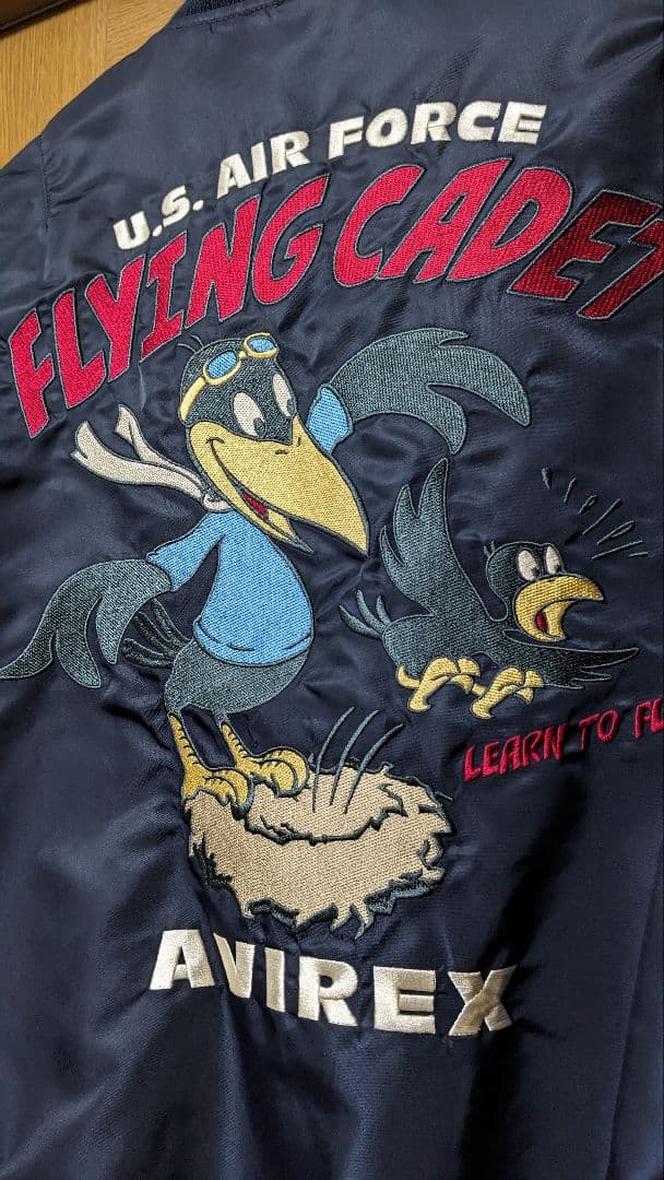 ⭐️AVIREX MA-1⭐️ フライングカデット ⭐️USED美品⭐️