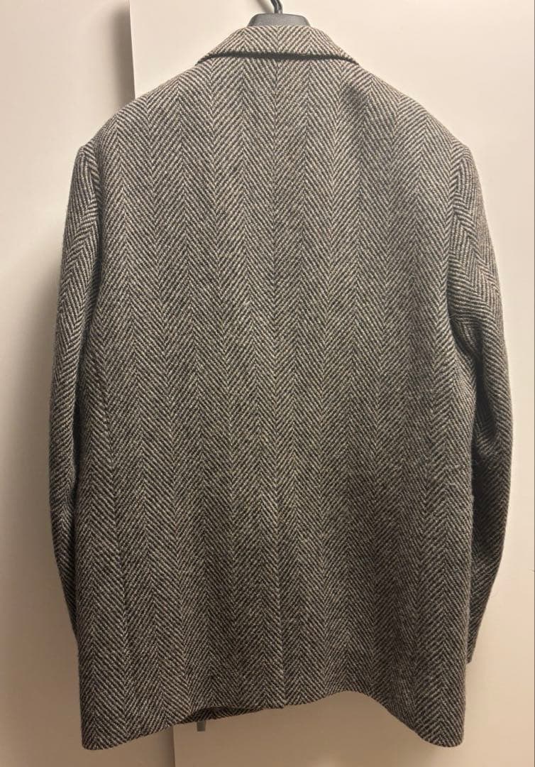 ジャケット・アウター AURALEE LAMA SHETLAND WOOL TWEED JACKET