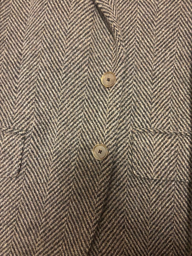 ジャケット・アウター AURALEE LAMA SHETLAND WOOL TWEED JACKET