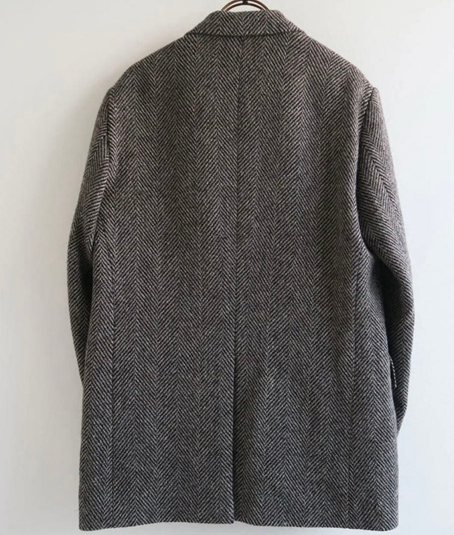 ジャケット・アウター AURALEE LAMA SHETLAND WOOL TWEED JACKET