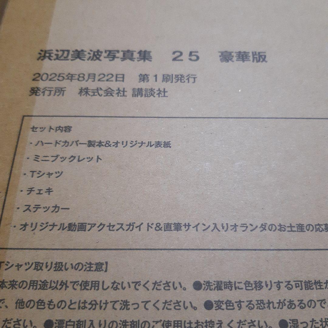 イ*チ様 浜辺美波写真集 25 豪華版　チェキなし