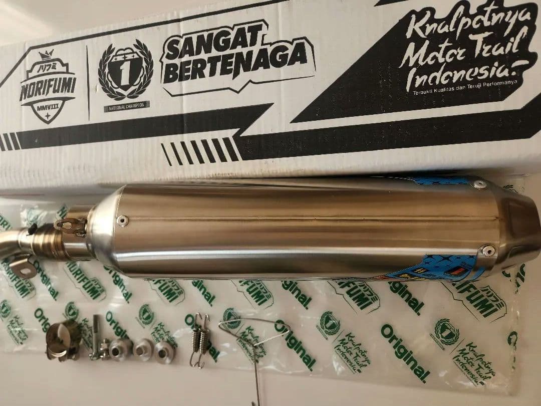 ノリフミマフラー　セロー250／トリッカーRocket4ステンレス