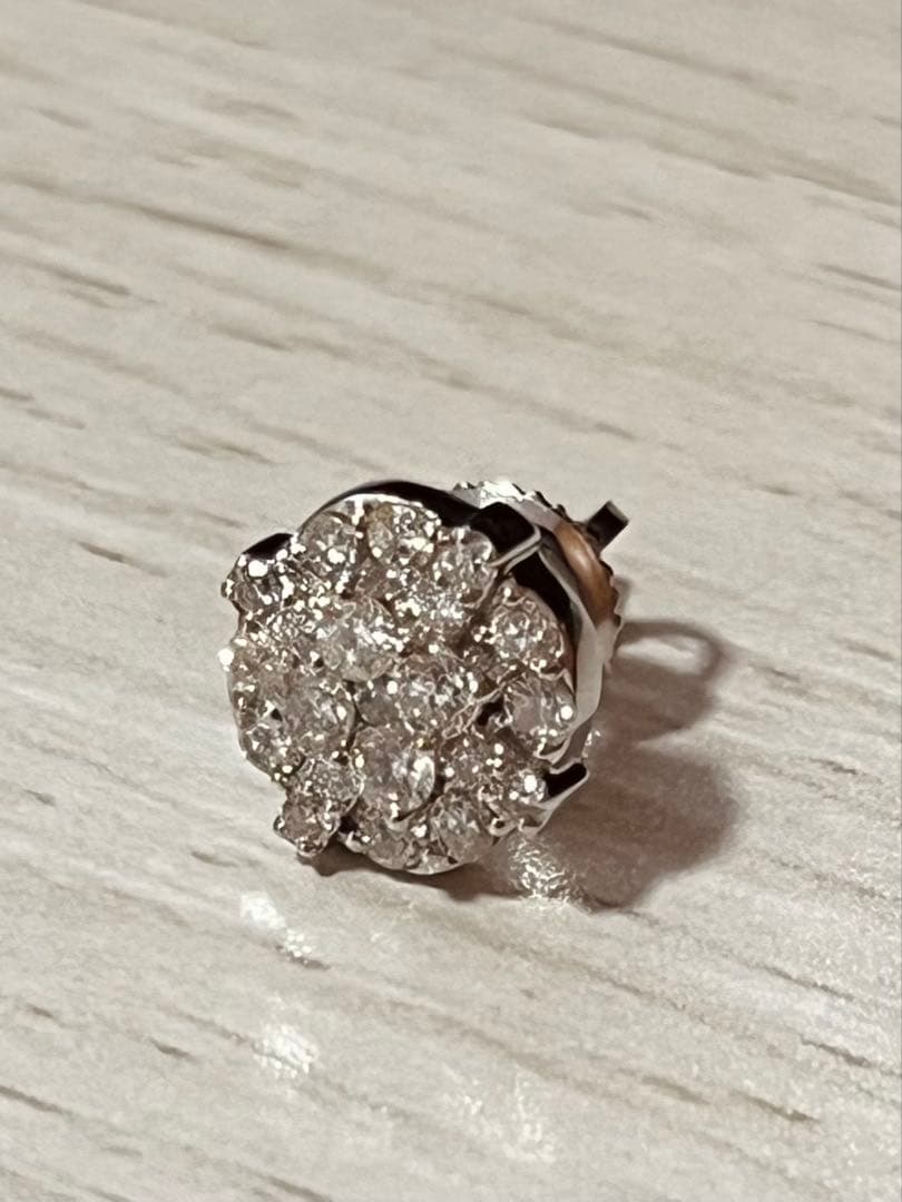 AVALANCHE ダイヤモンドピアス 10K WG 0.37ct