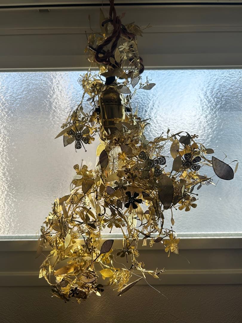 【貴重】トードボーンチェ　ランプシェード　Garland ゴールド