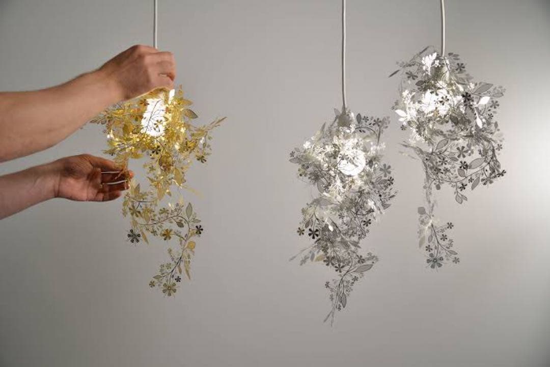 【貴重】トードボーンチェ　ランプシェード　Garland ゴールド