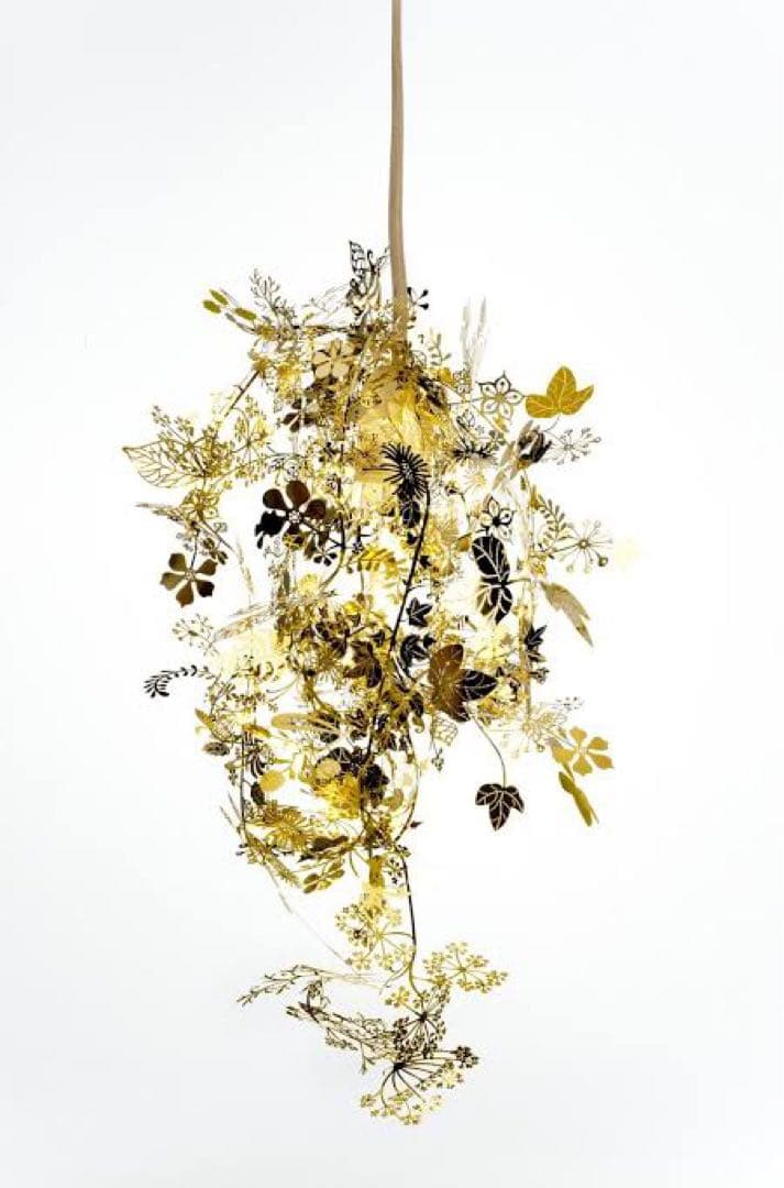 【貴重】トードボーンチェ　ランプシェード　Garland ゴールド