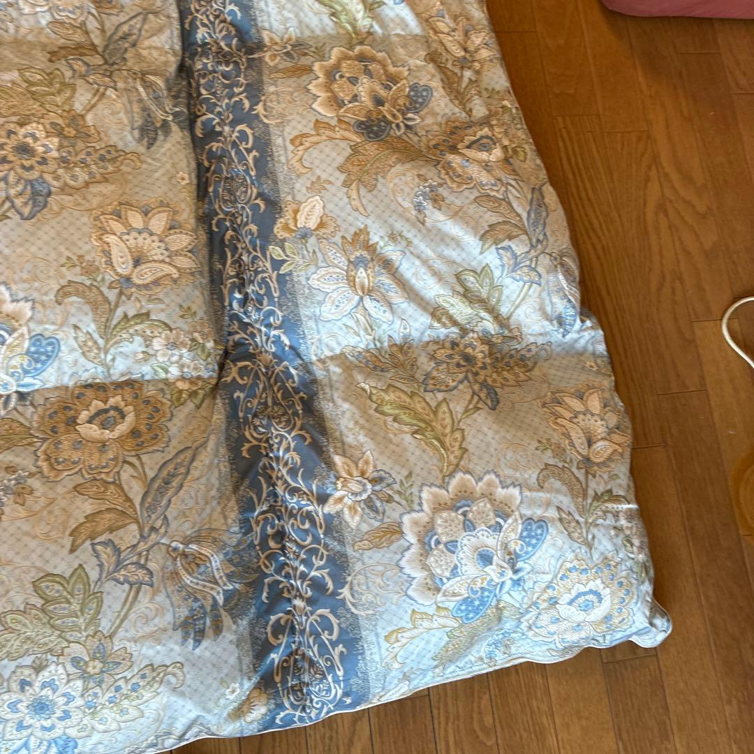 ❶フランスベッド羽毛掛け布団1.４キロ丸洗い大丈夫です