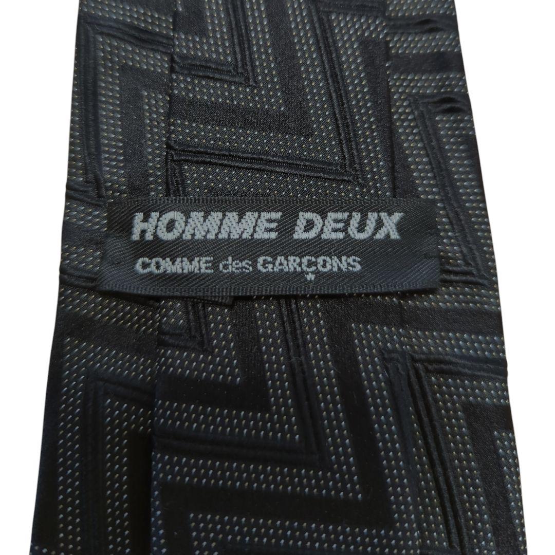 超美品　コムデギャルソンオムドゥ　ネクタイ　ブラック