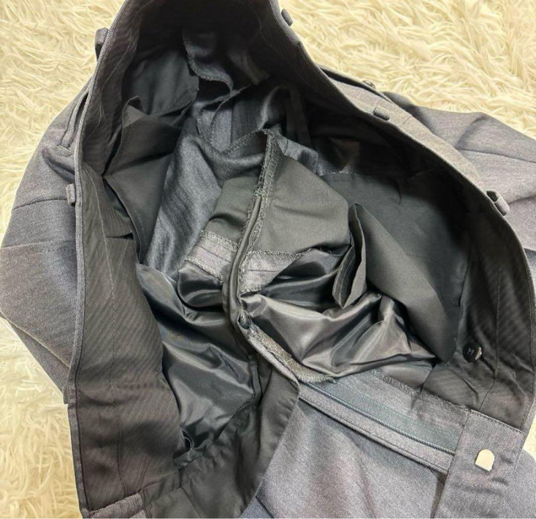 未使用★現行★ゼニア×銀座グローバルスタイル スーツ グレー 3P M位