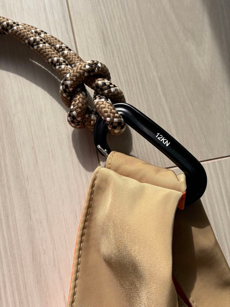 RISLEY×OUTDOOR PRODUCTティアードフリルトートバッグベージュ