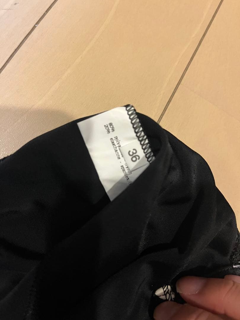 Chanel ワンピース水着 黒　ヴィンテージ 36