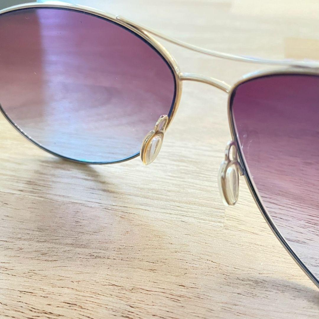 【美品】OLIVER PEOPLES サングラス シルバー グラデーション