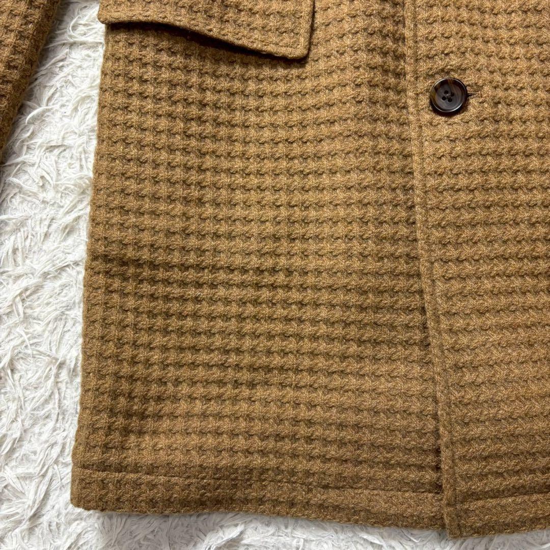 【美品】エストネーション　チェスターコート　ワッフル生地　XL