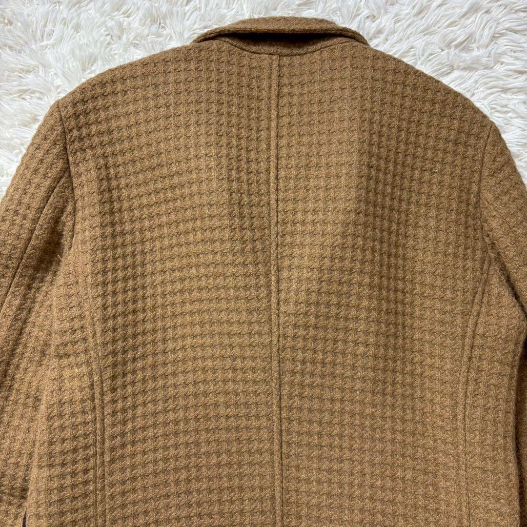 【美品】エストネーション　チェスターコート　ワッフル生地　XL