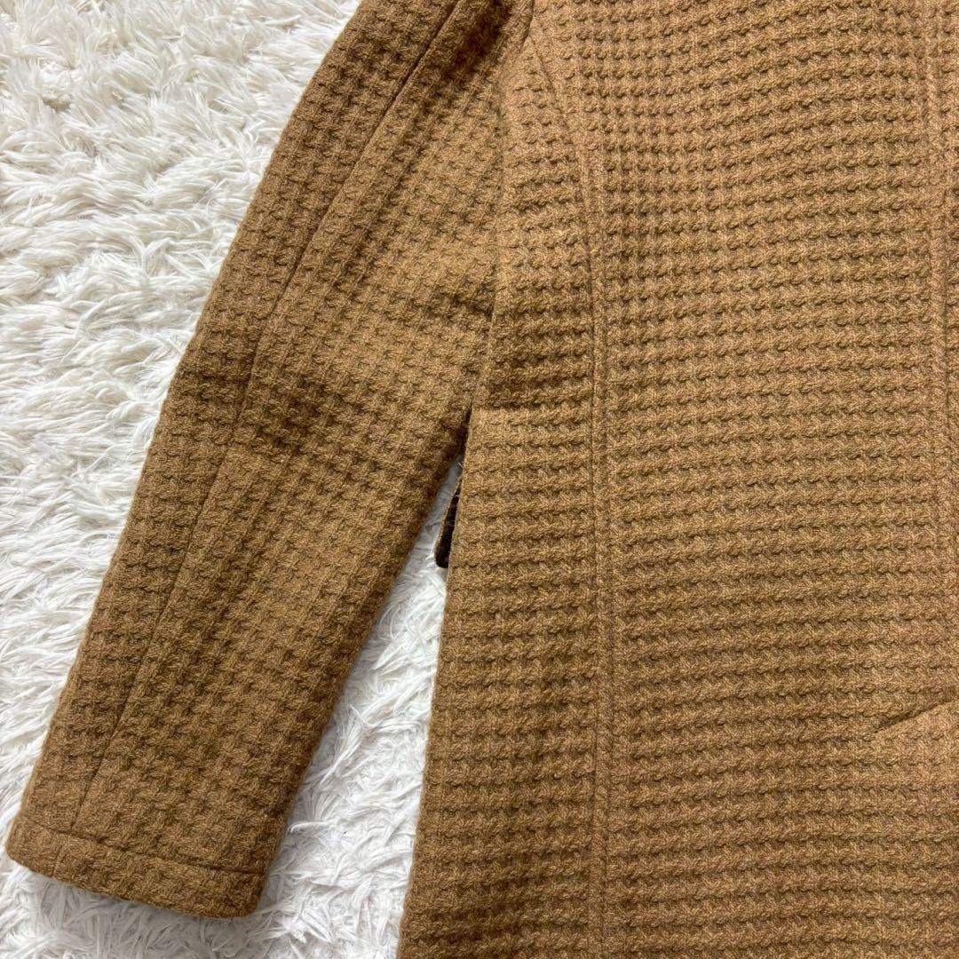 【美品】エストネーション　チェスターコート　ワッフル生地　XL