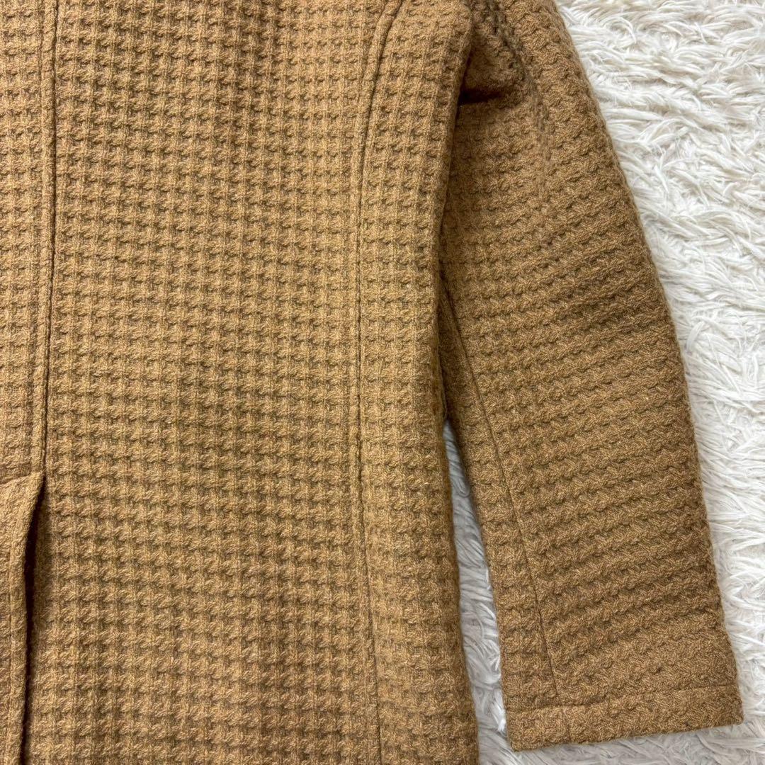 【美品】エストネーション　チェスターコート　ワッフル生地　XL