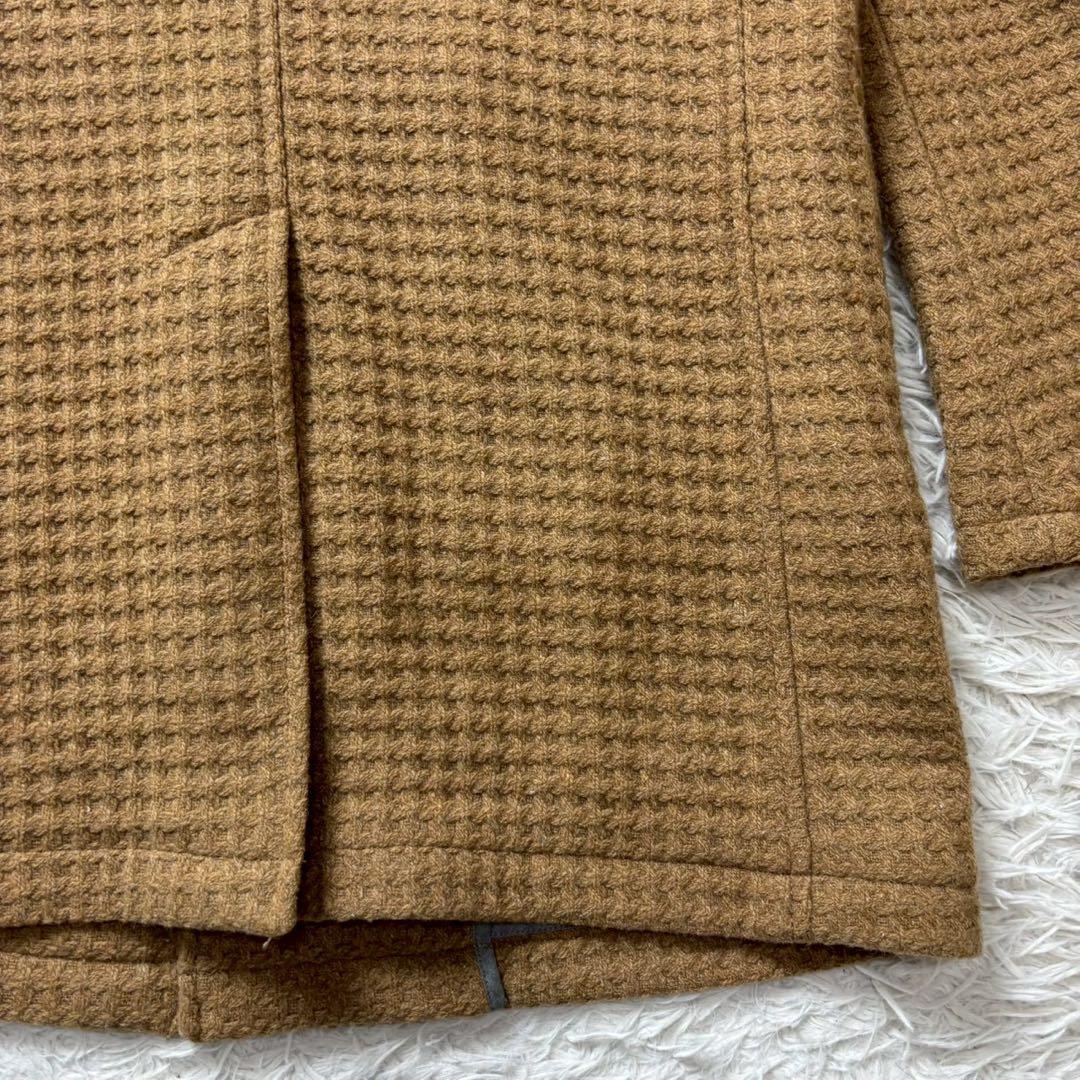 【美品】エストネーション　チェスターコート　ワッフル生地　XL