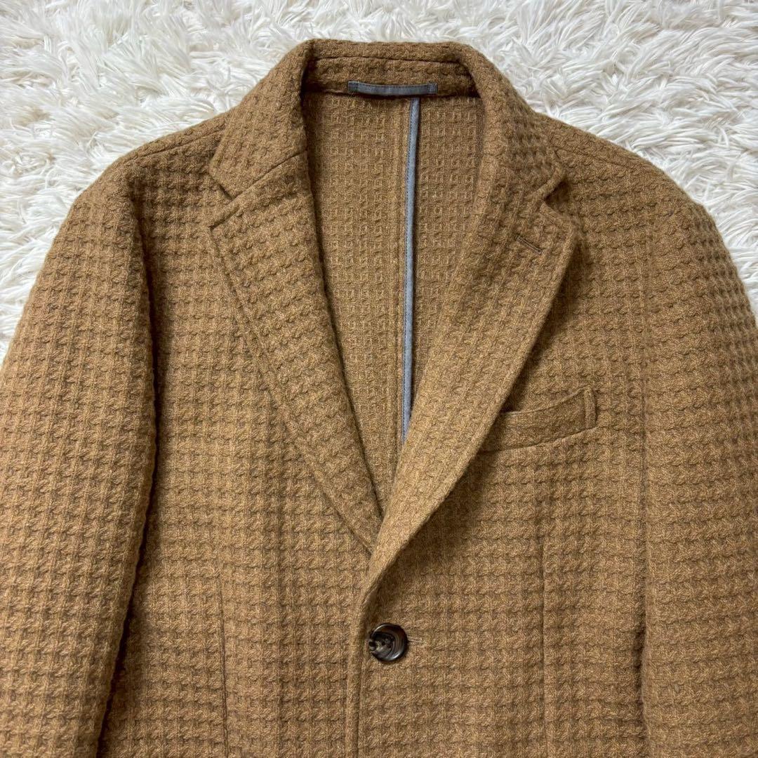 【美品】エストネーション　チェスターコート　ワッフル生地　XL