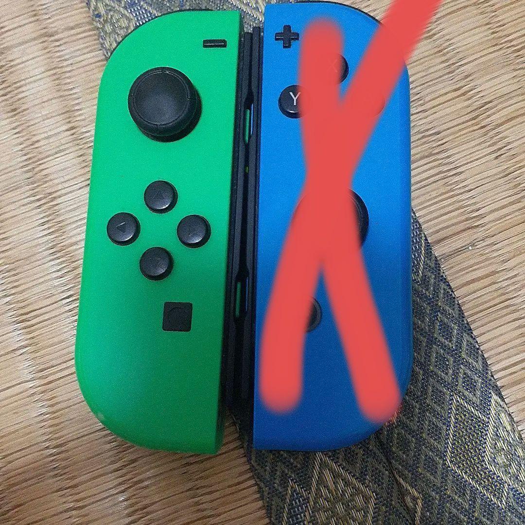 任天堂スイッチ＆コントローラー緑色のみ(ジャンク)