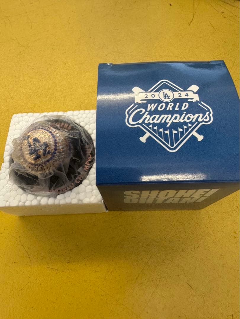 【新品未使用】大谷翔平　チャンピオンリング　ワールドシリーズ　ドジャース