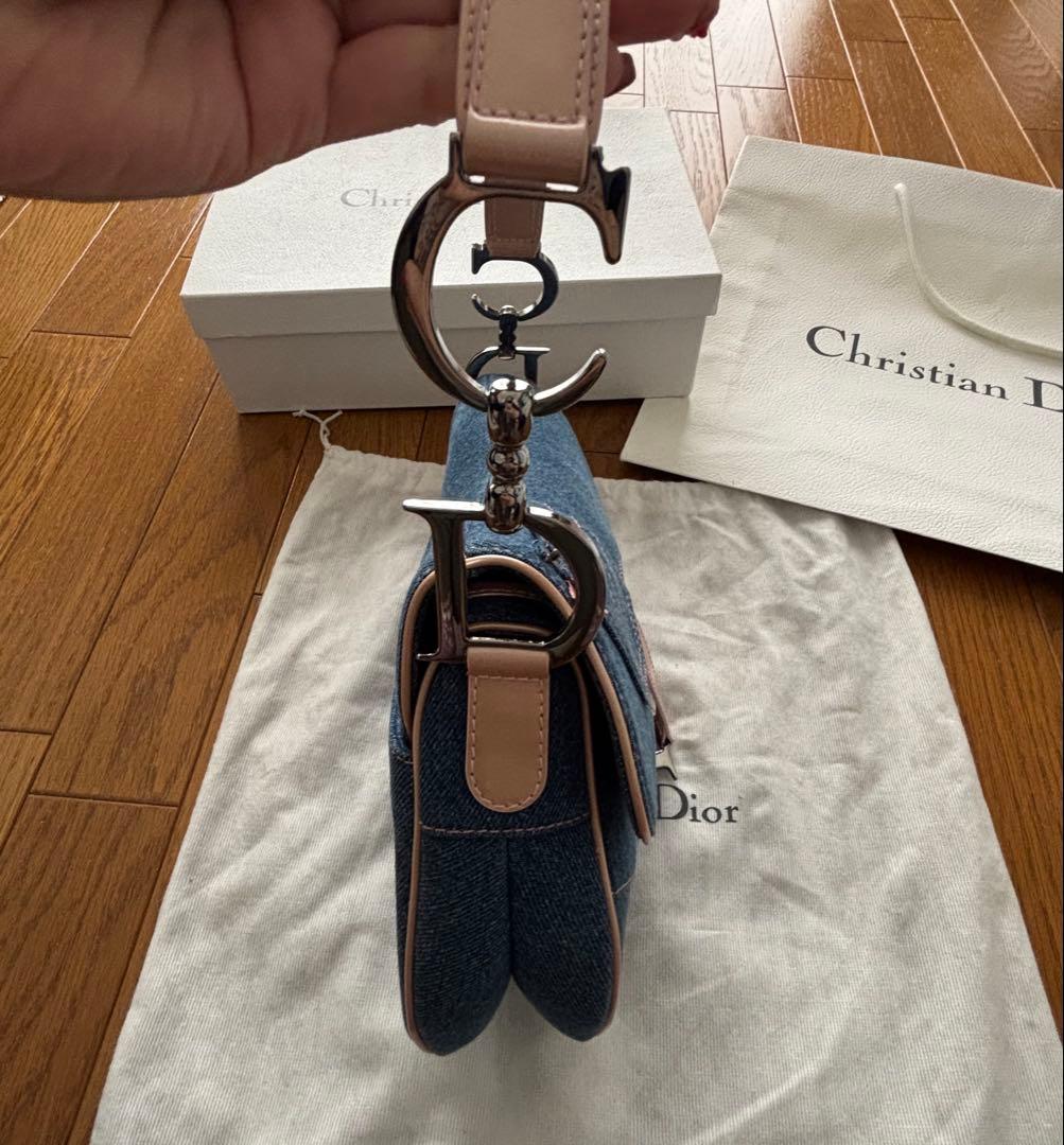 ビンテージ　ディオール　デニムバック　ガリアーノ期