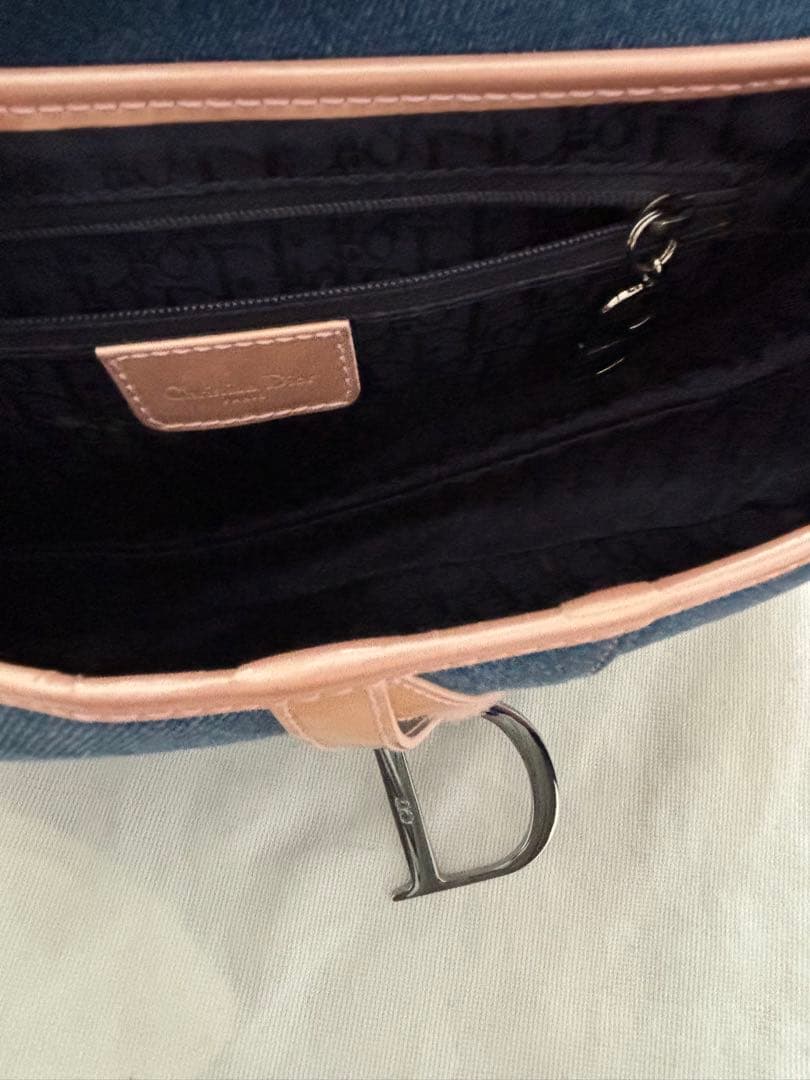 ビンテージ　ディオール　デニムバック　ガリアーノ期