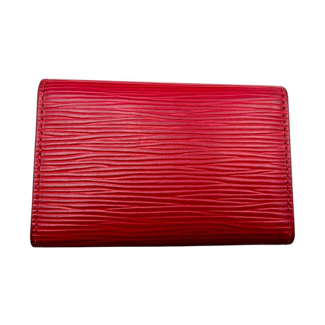 【美品】LOUIS VUITTON ルイヴィトン　キーケース　6連　エピ　レッド