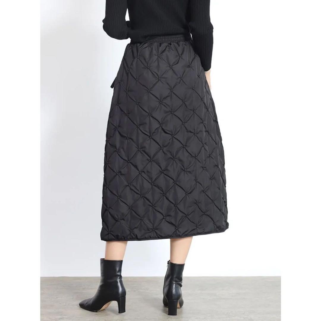 まぁちゃん（FENNEL）ドットキルティングジップベストスカート