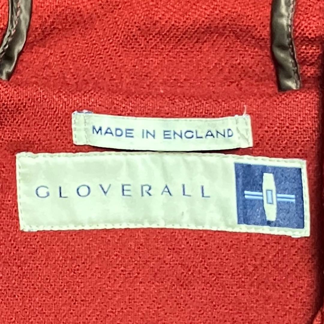 希少✨グローバーオール キングストン ヘリンボーン ダッフルコート 英国製 赤