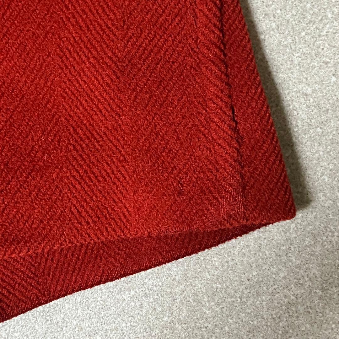 希少✨グローバーオール キングストン ヘリンボーン ダッフルコート 英国製 赤