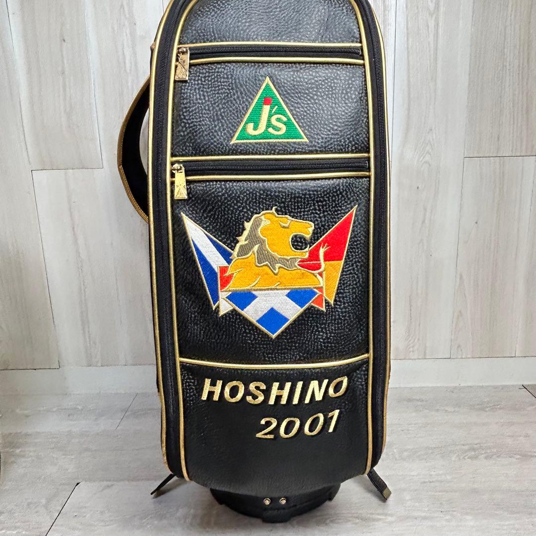 【ジャンボ尾崎】J's WORLD STAGE マッスルブラック　ゴルフバッグ