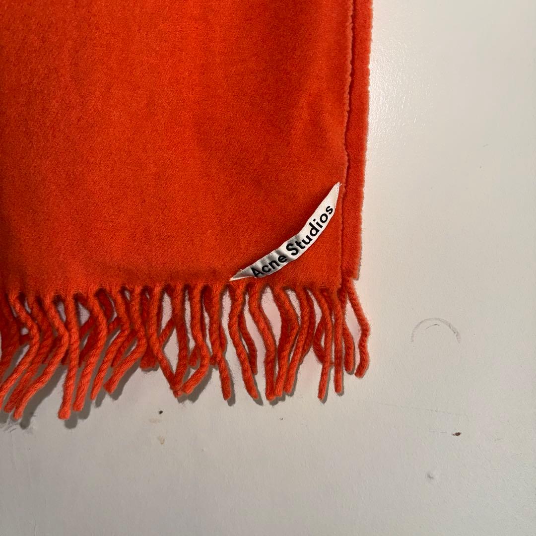 Acne Studios マフラー/オレンジ