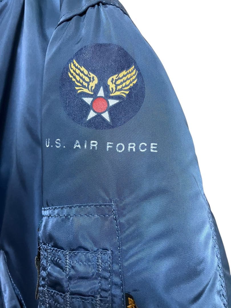 アルファU.S. AIR FORCE vintageMA-1フライトJ Mサイズ