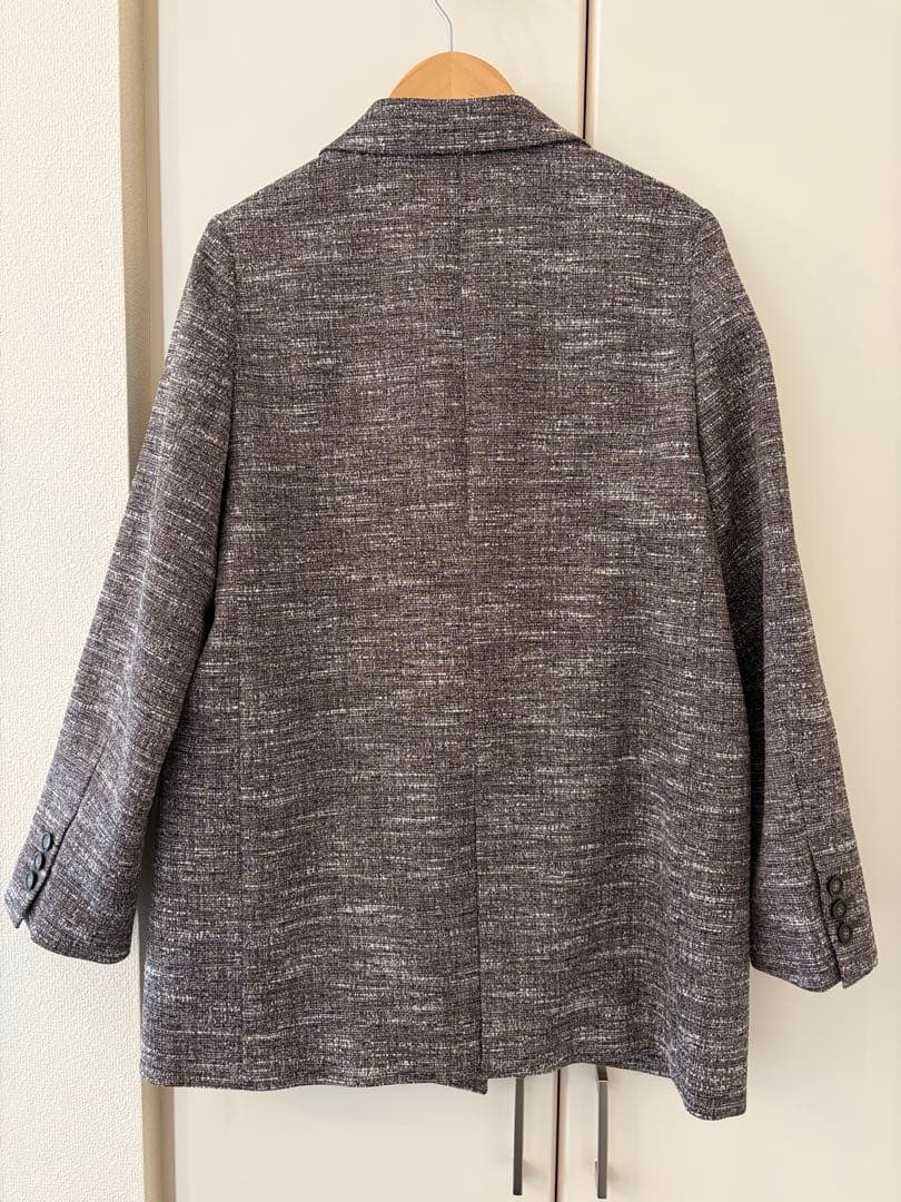 NOBLE ノーブル ライトツイードピークドラペルジャケット Sサイズ Mサイズ