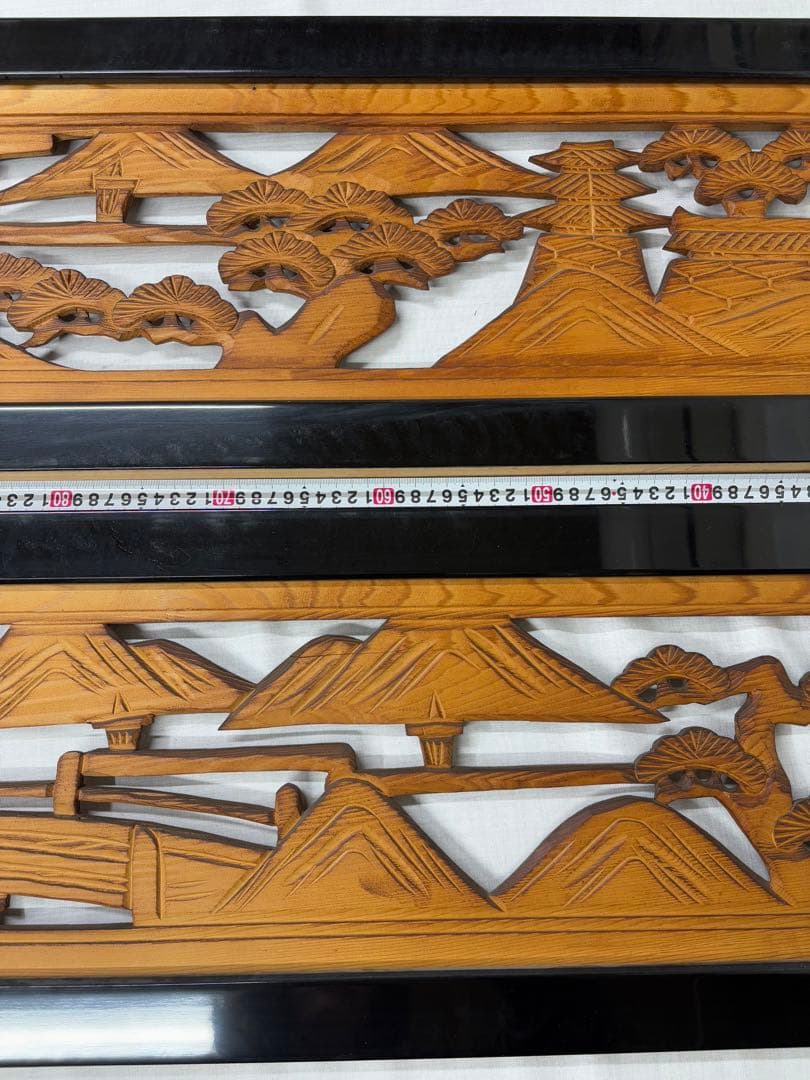 欄間　一対　建具