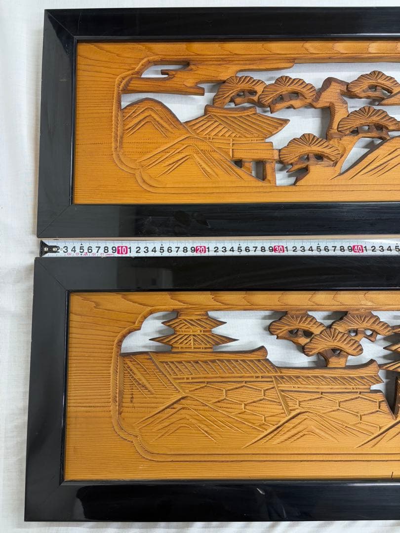 欄間　一対　建具