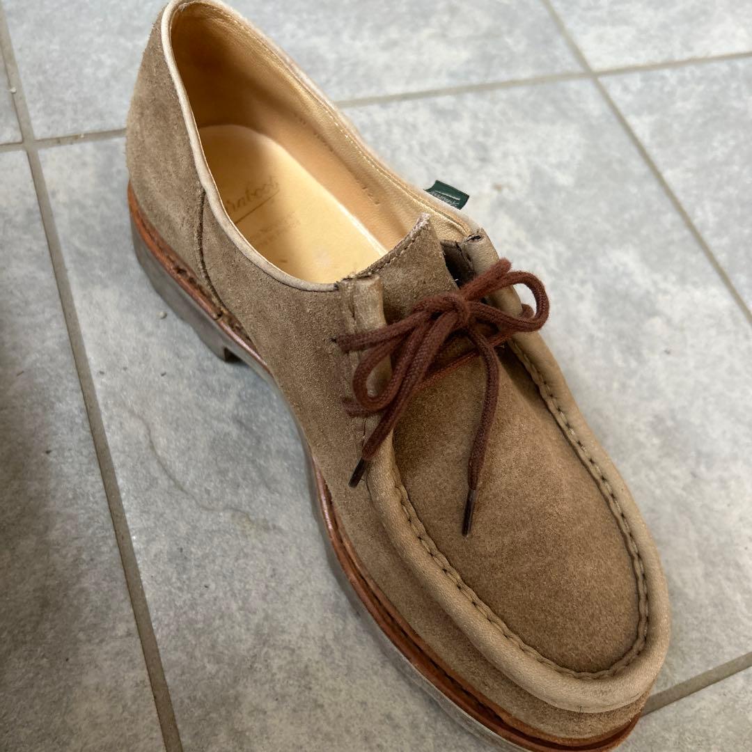 パラブーツ　ベージュ モカシン