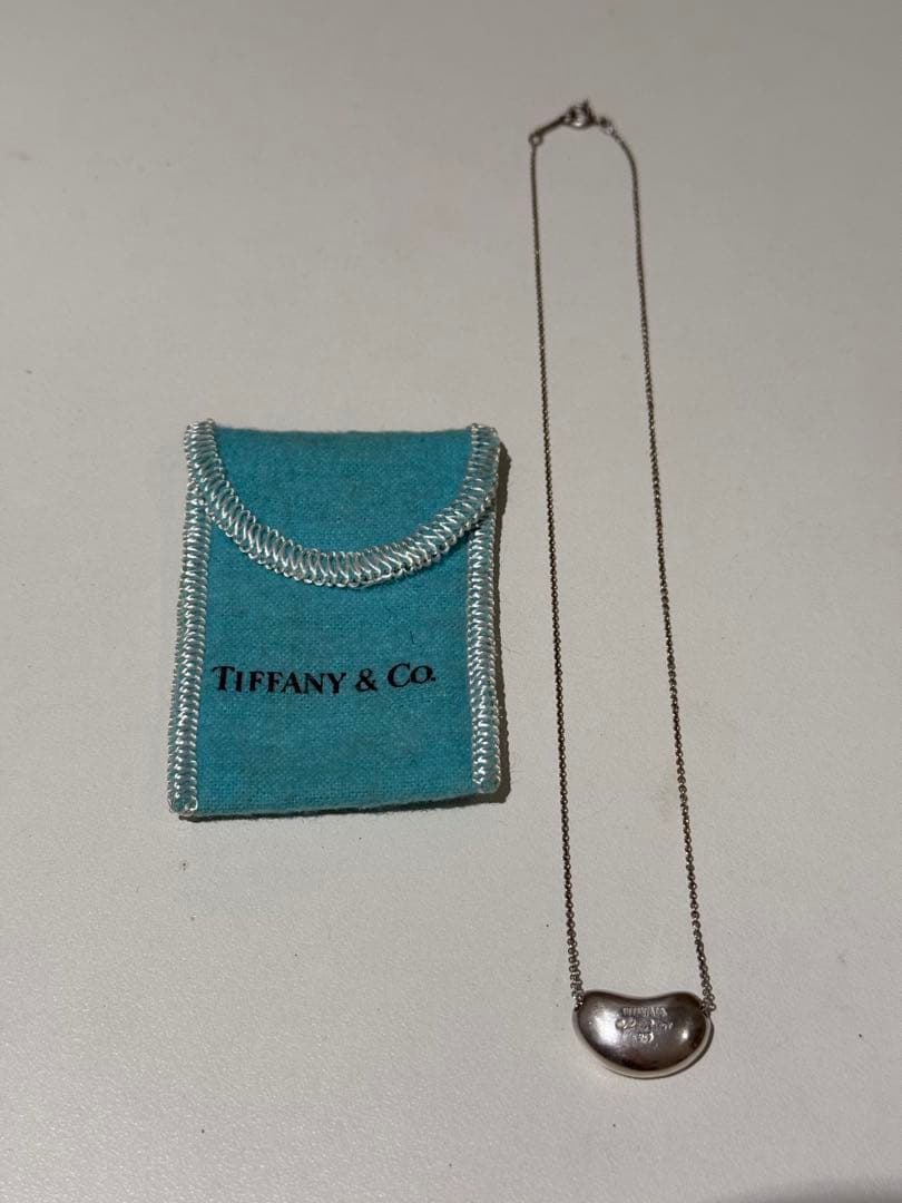 Tiffany & Co. ビーン型ペンダントネックレス