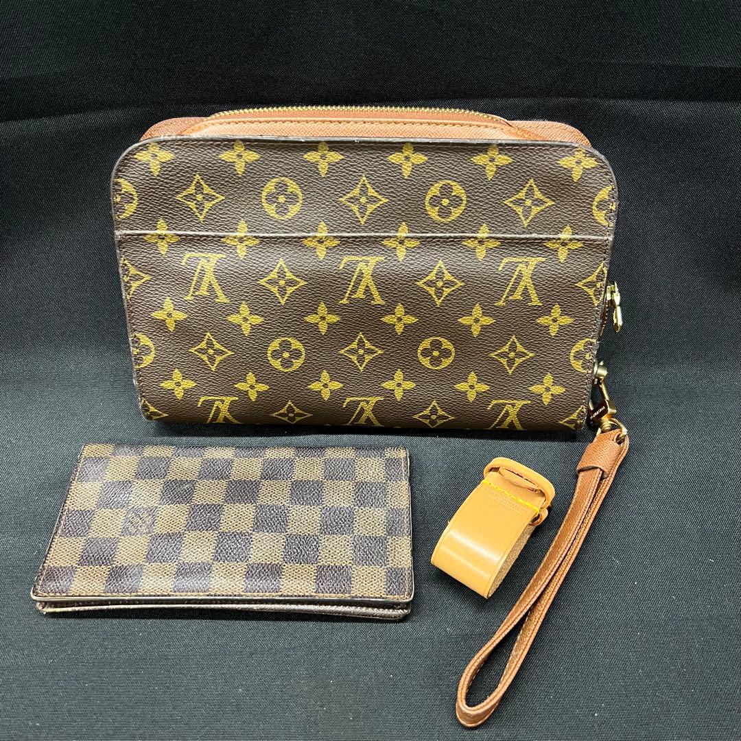 澪*様 【ダメージ品】ルイヴィトン　まとめ　ロゴ　クラッチバッグ　オルセー