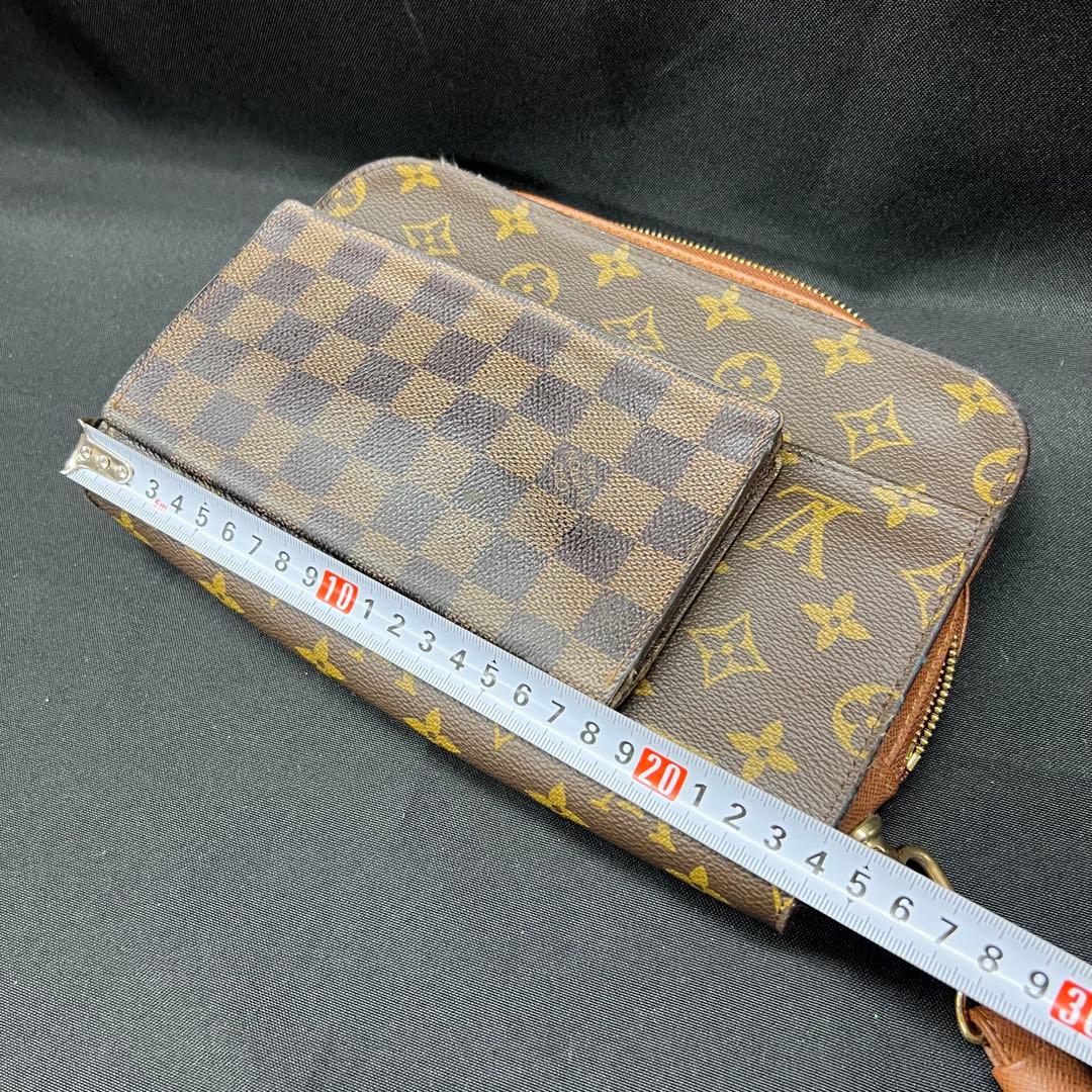 澪*様 【ダメージ品】ルイヴィトン　まとめ　ロゴ　クラッチバッグ　オルセー