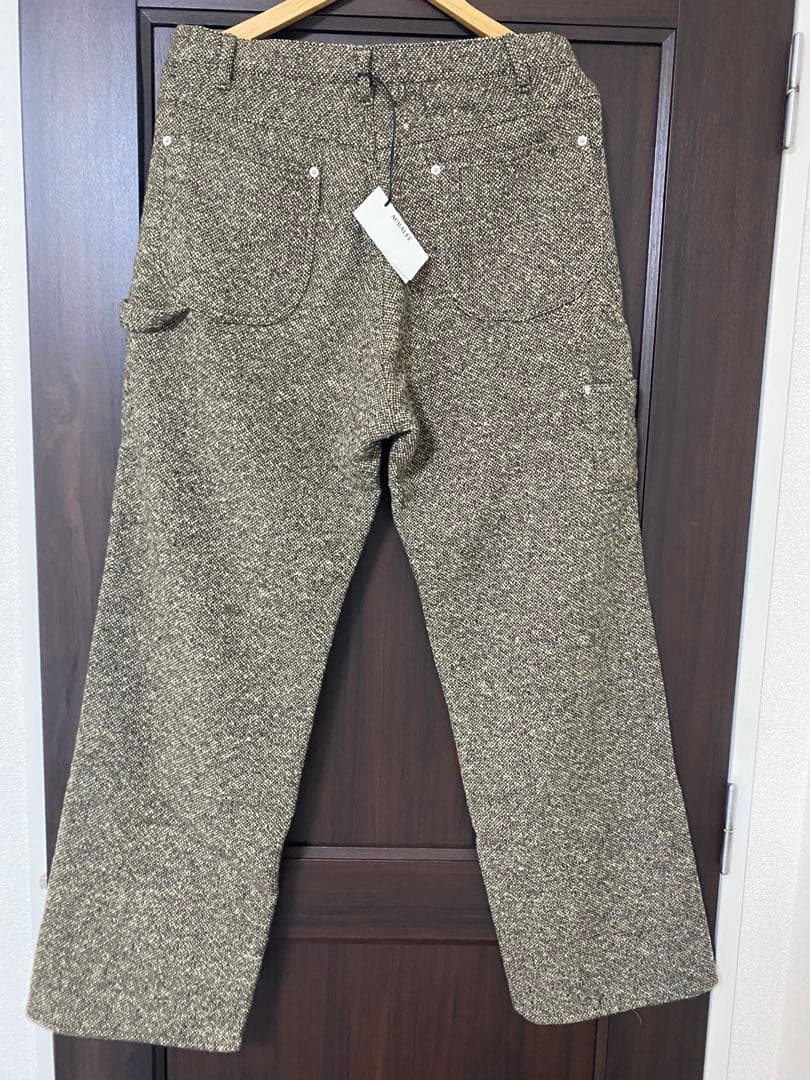 パンツ AURALEE SPUN TWEED PAINTER PANTS 4