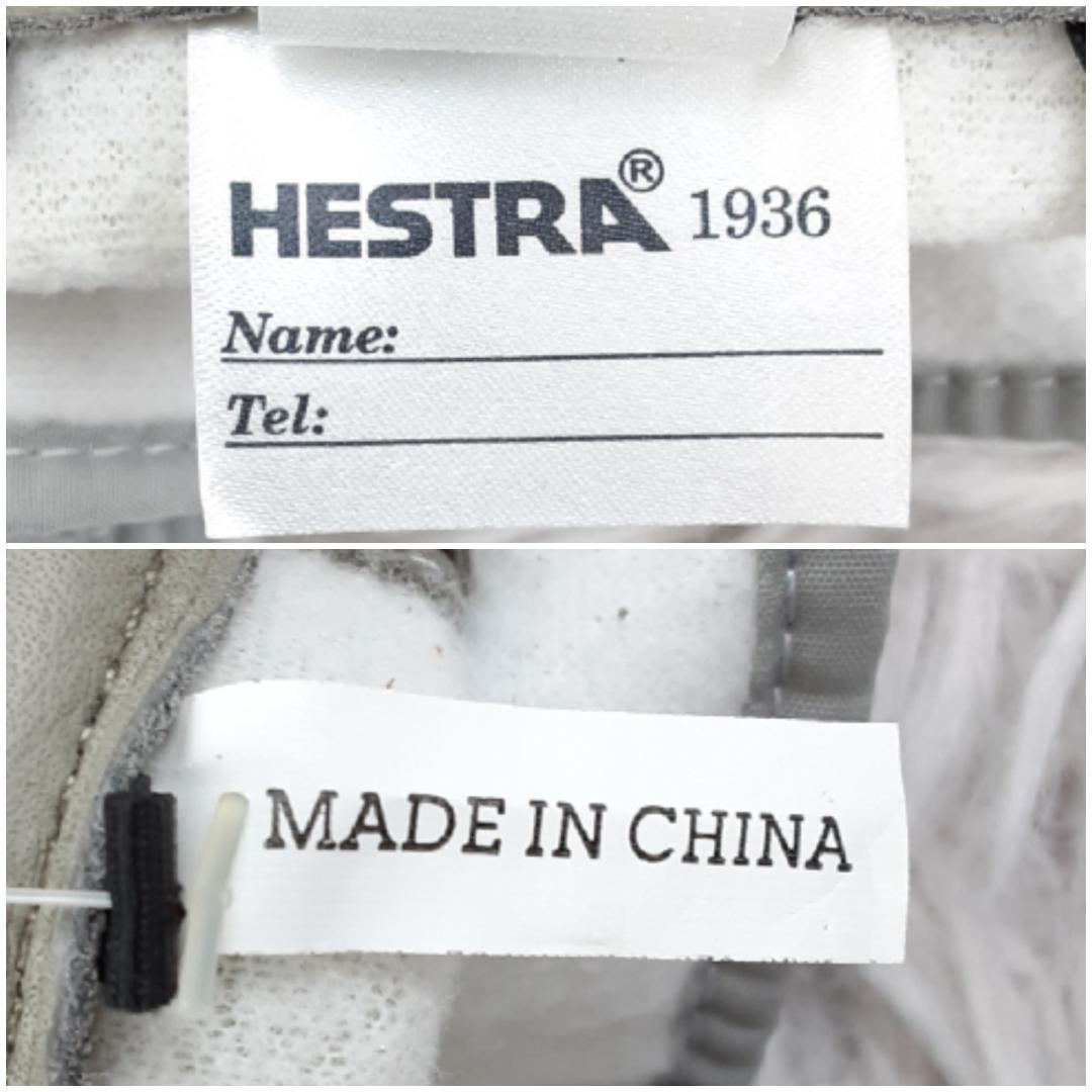 美品◎HESTRA ヘストラ グローブ グレー系 灰系 スキー スノボ