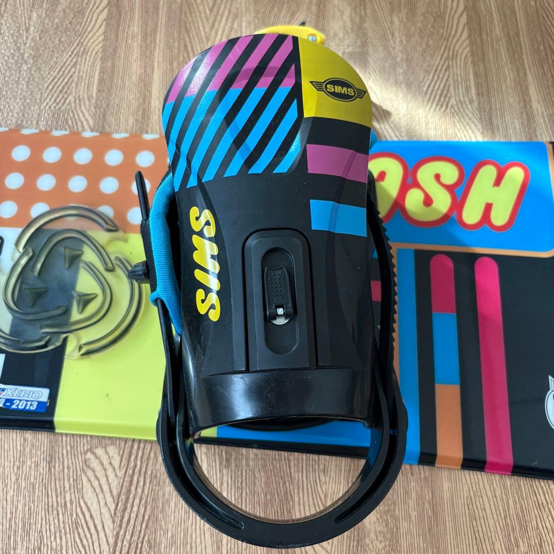 SIMS スノーボードセット ビンディング付き 120cm キッズ ジュニア