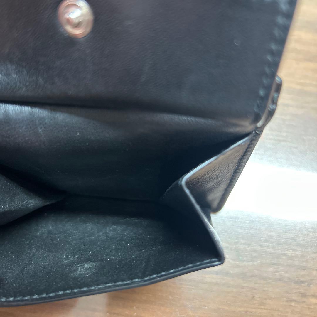 SAINT LAURENT 二つ折り財布 ブラック